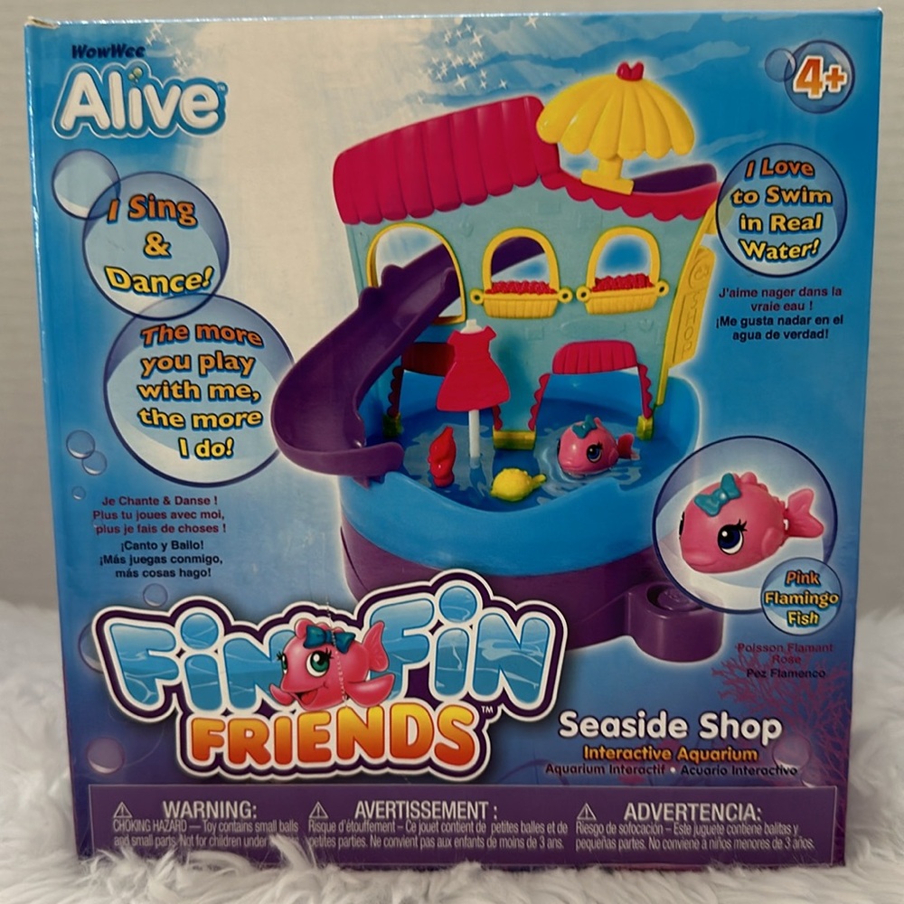 New Fin Fin Friends interactive Aquarium Seaside Shop - Picture 3 of 16